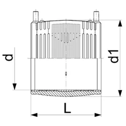 Муфта электросварная 90 мм SDR 11 GF (Georg Fischer)