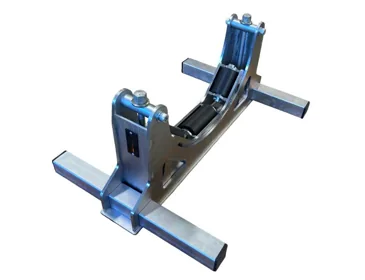 Роликовая опора регулируемая по высоте для ПЭ труб 50-315 мм
