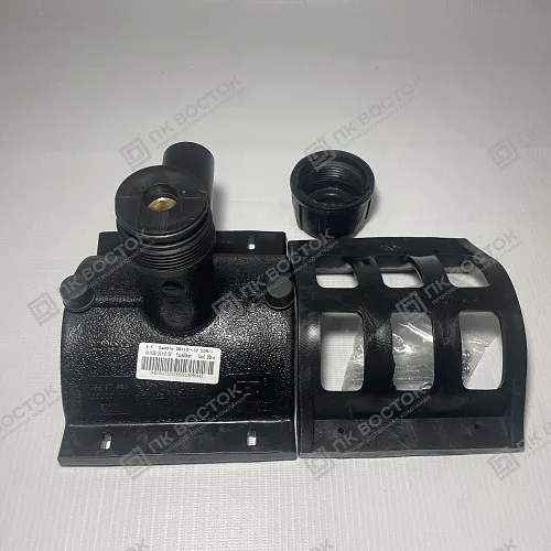 Седелка электросварная ПЭ100 ПНД 90х32 мм SDR11 с фрезой Xinda (Ксинда)