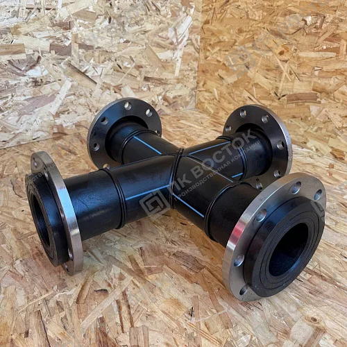 Крестовина ПНД фланцевая 315 мм SDR17 Pn10